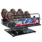 Container 3D 4D 5D Cinema Theater Movie Motion Chair Seat 9 Seats 7D Cinema 5D Cinema Equipment For Sale