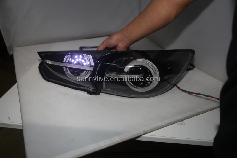 LED rear light For MAZDA 3 Axela Hatchback 2015 -up LED Strip Tail Lamp Clear cover TW