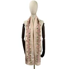 Spring silk scarf women printed 90*180cm Factory supply digital print silk scarf