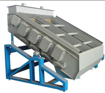 Electromagnetic high frequency vibrating screen for sand & cement