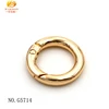 High end mini spring open O ring for handbag accessories spring ring clasps