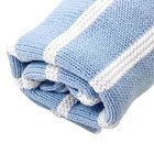 Cotton Blanket Cotton 100% Cotton Blanket 100% Cotton Soft Stripe Knitted Baby Blanket For Spring