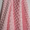 Super Soft Bubble Minky Dot Velvet Fabric/Children Wholesale Fabric