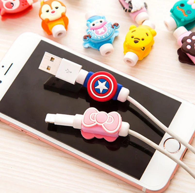 RISHUN Mobile Phone Accessories Practical USB cable protector and cable winder sets - ANKUX.COM