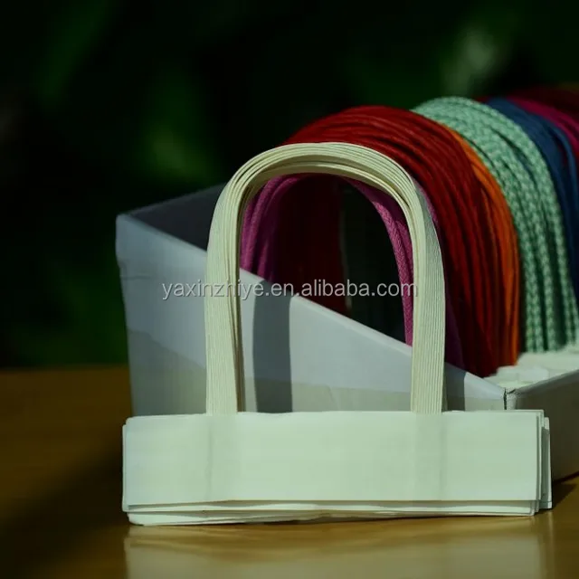 gift bag/beautiful cotton rope handles gift bags made by paper