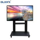 Aluminum alloy 360 degree swivel movable TV floor stand mount for 58-86" TV ZR-108T