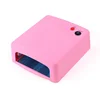 Hot Selling 36 w Gel Nail Polish Curing Machine Pink Color 4 Tubes uv led Nail Lamp with 120s timing