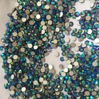 Hot sale foil rhinestone flatback crystal stone,glass crystal ab non hotfix flat back rhinestone