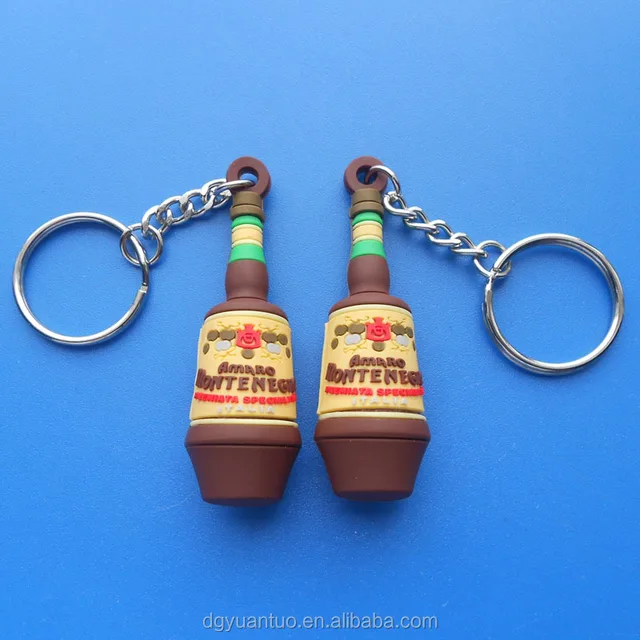 promotional soft pvc 3d keychain / plastic keyring / rubber pvc