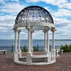 Professional Carving marble outdoor roman column gazebo for sale