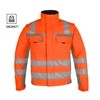 Clothing work hivis softshell jacket reflective stripsafety coat