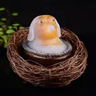 Agate Carvings Natural Gemstone Animal Carved Dog For Ornament