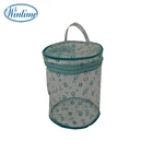 China factory zipper lock round PVC bag with handle