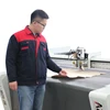 CNC Round Knife Fabric Multi Layers Cutting Machine Table