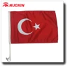 Wholesale hanging car flag double sided Turkey car window flags