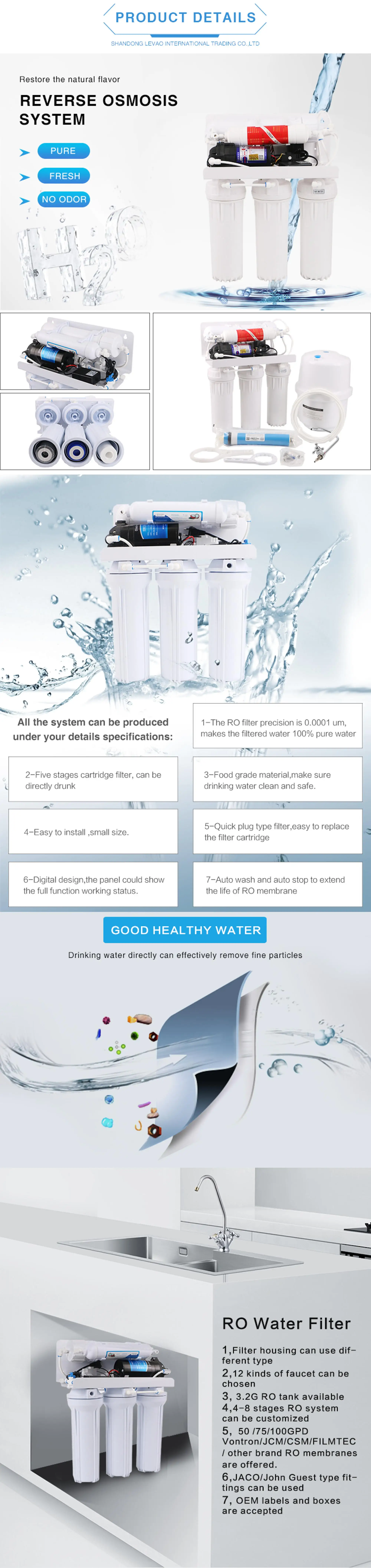 Best Aqua Pure Undersink Ro Water Filter Under Sink 5 Stage