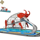 Kids Climbing Equipment custom made Outdoor Playground Children Climbing Slide with CE TUV Certification