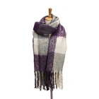 Wholesale new style fashion shawl thick cashmere scarf wraps women wool scarf