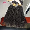 Hot Sale High Quality Unprocessed Human Natural Color 10"-40" Kinky Curly Hair Virgin Brazilian Weave Bundles No Tangle No Shed