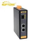 Panel mounting 2 RJ45 ethernet port industrial network switch