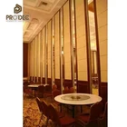 Interior wood movable sound proof folding partition wall