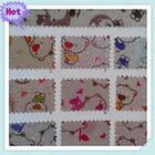 Hot sale flower printed glitter pu leather for wallcovering