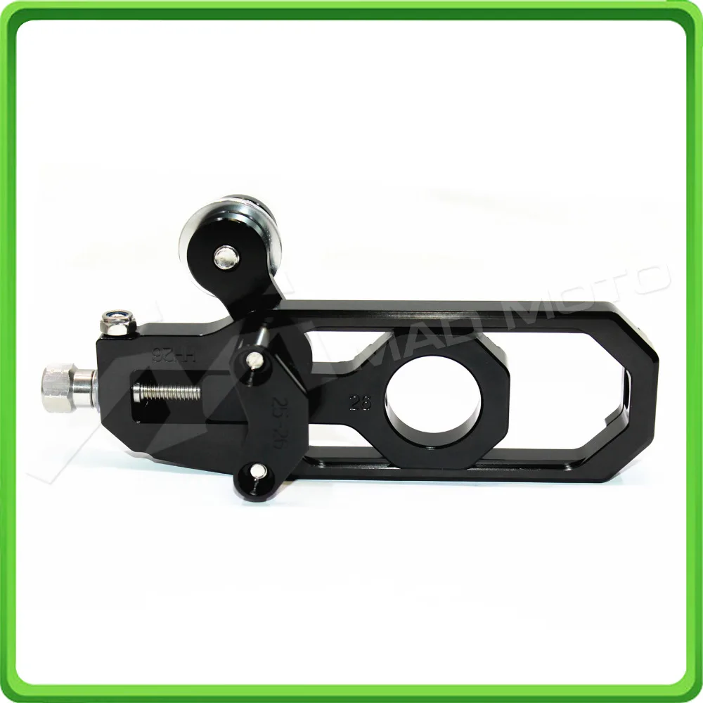 Motorcycle Chain Tensioner Adjuster with paddock bobbins kit for Yamaha YZF-R1 R1M R1S 2015 2016 2017 15 16 17 Black (11)