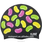 swimming hat custom printed silicone swimming caps