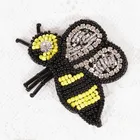 Custom Animal Bee Embroidery Sequin Patch for Clothes Jean Jackets
