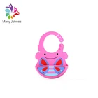 Adjustable Soft Silicone Baby Bib Waterproof For Food Catcher