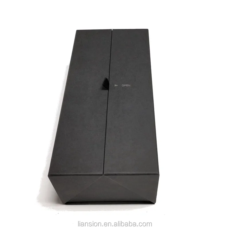 design luxury two doors paper wine gift box high quality and