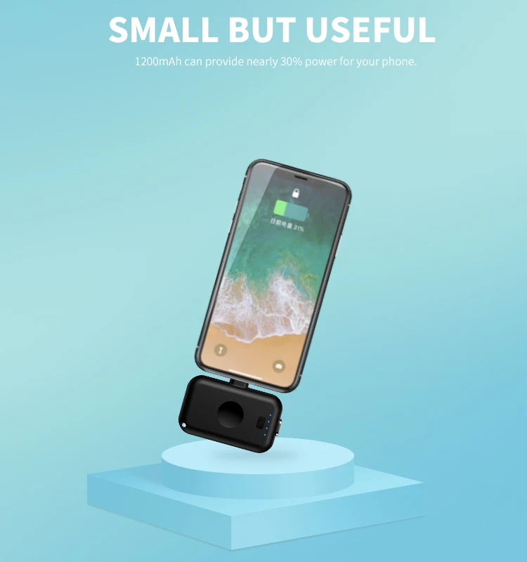 Mini Finger Emergency Power Bank Capsule Portable Charger Mobile 12800Mah 1200Mah Magnetic Power Bank - ANKUX.COM