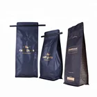 Custom Color Printing Aluminum Foil Lined Laminated Material Food Packaging Green Tea Coffee Bag