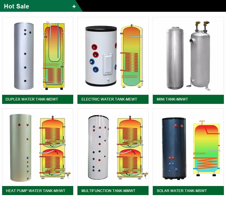 New Style Eco-Friendly Electric Electric Geyser 100L - 1000L Hot Solar Stainless Steel Tank