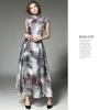 Online Shopping Fashion European Style Cheongsam Maxi Dress