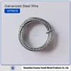 Galvanized flat stitching coil wire steel wire braid