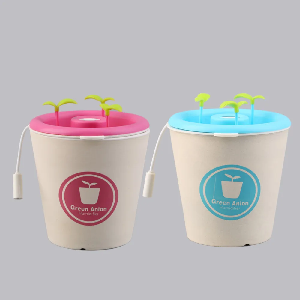 2016 NEW cute Ceramic USB Ultrasonic Air Humidifier Anion Diffuser Aromatherapy Office