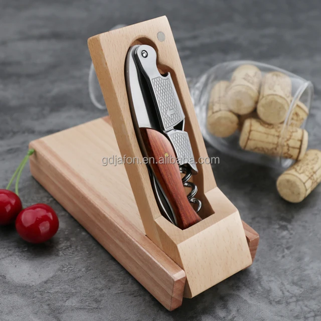 amazon wood corkscrew wine opener gift set