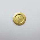 Button Designer Button BTK-287 High Quality Custom Coat Button Round Metal 4 Holes Button
