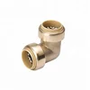 1/2 Inch Push Fit Elbow 90 Degree Push to Connect Plumbing Fitting for Copper