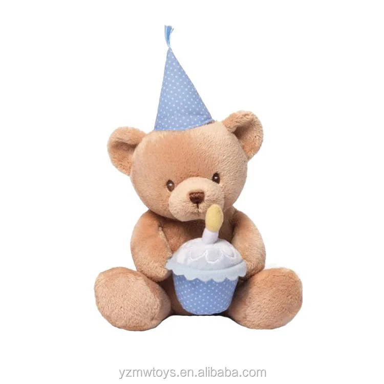 name: happy birthday teddy bear with cake wholesale plush toy