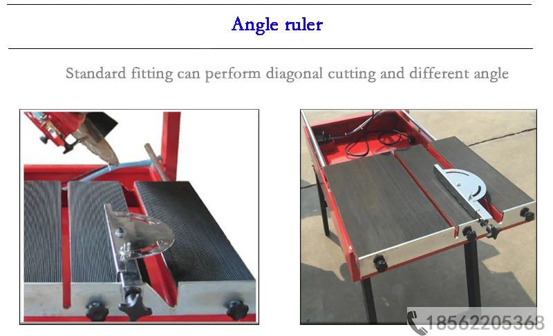 OSC-A table saw 600mm cutting length stone equipment with 2.2KW motor