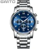 GIMTO GM604 Top Brand Luxury Chronograph Date Watches Military Sport Male Clock Steel Business Quartz Watch relogio masculino