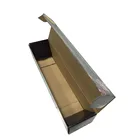 Cosmetic packaging box paper jewellery e flute corrugated cylindrical paper box kraft packaging white box