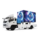 four-sided 360 degree full-screen digital advertising truck, mobile food truck