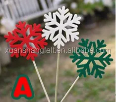 wool felt decoration hanging deer, tree, stocking, angel, heart