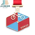 custom gold cycling metal medalion medal emblem wenzhou