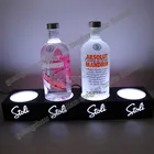 LED bottle display pedestal,acrylic lighting bottle stand