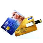 Custom credit card usb stick with custom logo usb flash drive 2GB,4GB, 8GB, 16GB