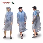 one time use cheap custom pe pocket poncho adult plastic a disposable raincoat